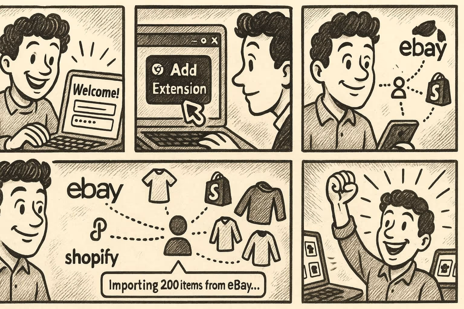 A guy successfully onboarding into the product