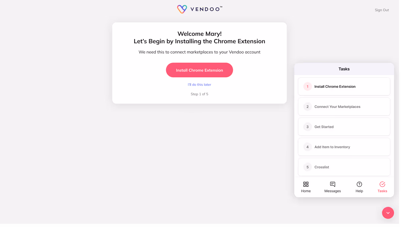 step 1: Chrome Extension
